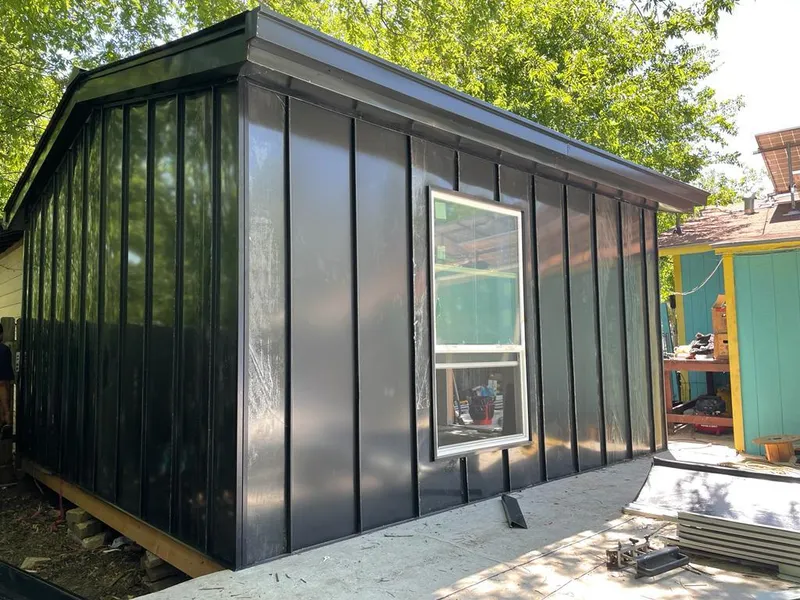 Black standing seam metal wall panels for Roof Inspection in Clarksville